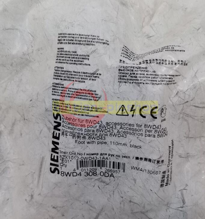 1PCS NEW Siemens 8WD4308-0DA 8WD4 308-0DA Plastic Base And Tube