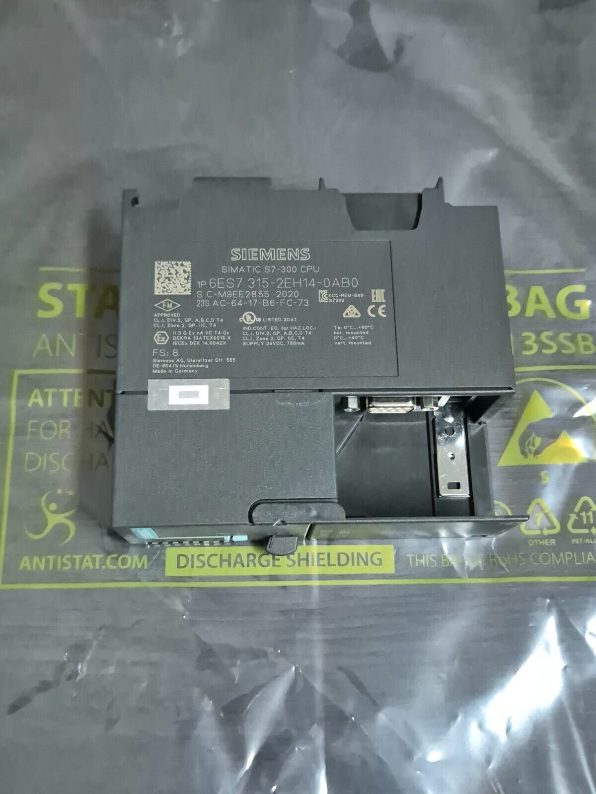 SIEMENS SIMATIC S7-300 6ES7 315-2EH14-0AB0