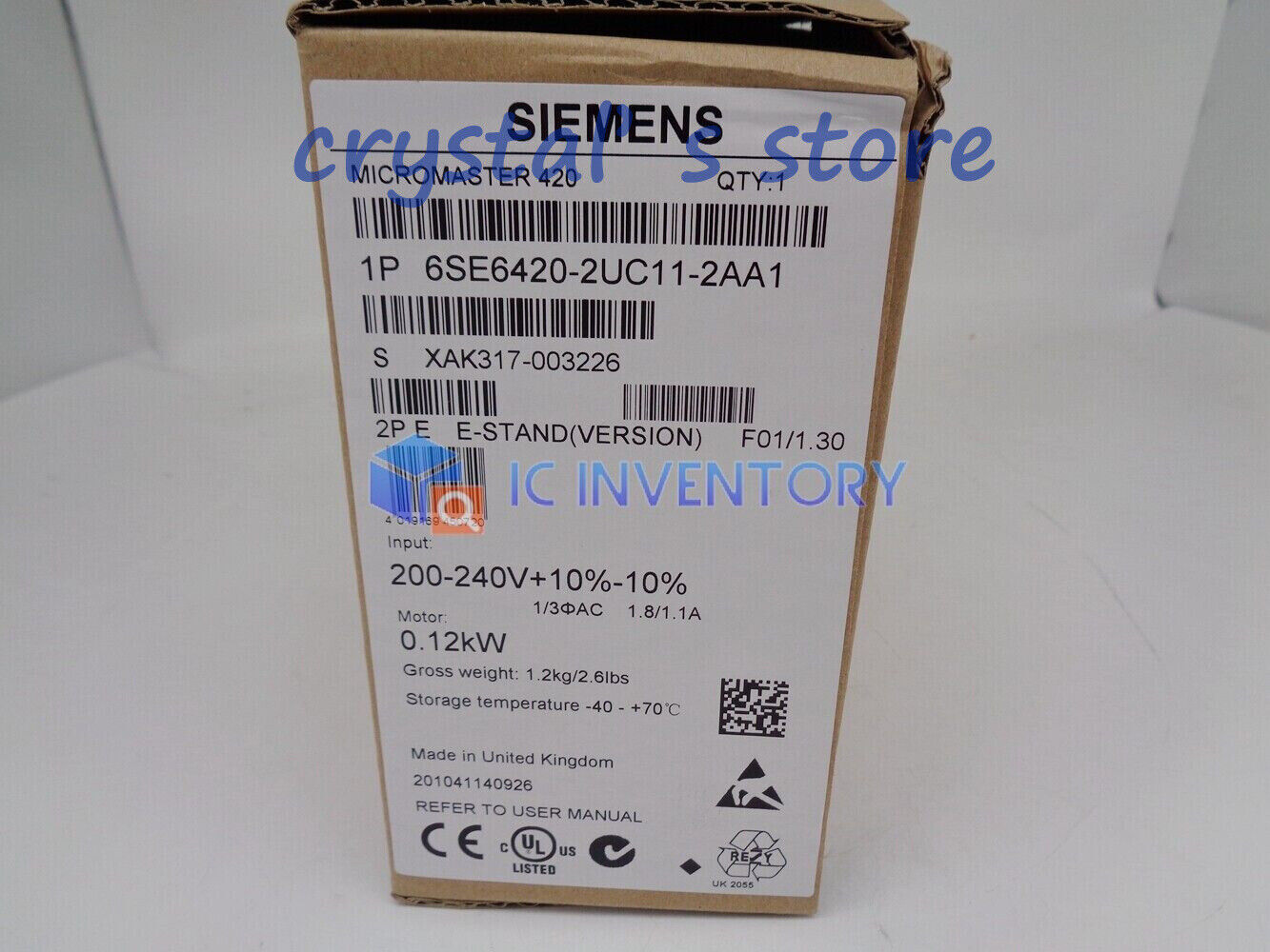 1PCS Brand New Siemens 6SE6 420-2UC11-2AA1