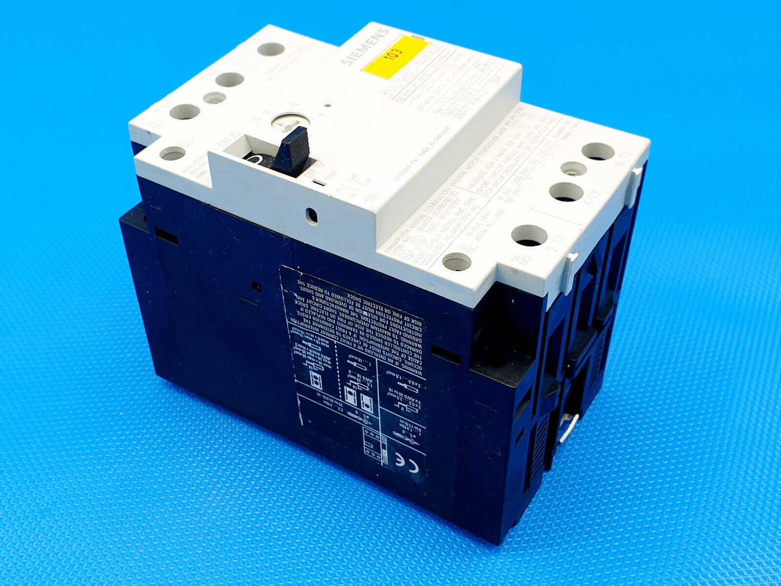 Siemens 3VU1600-1MM00 Motor Circuit Breaker 10-16A Inc VAT