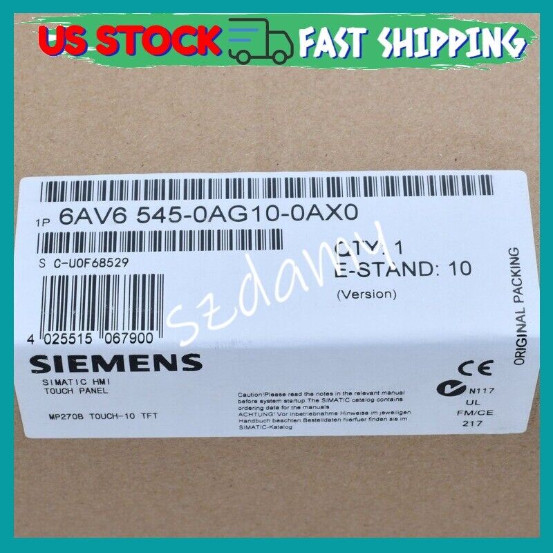 New Siemens Simatic HMI 6AV6 545-0AG10-0AX0 Touch Panel 6AV6545-0AG10-0AX0