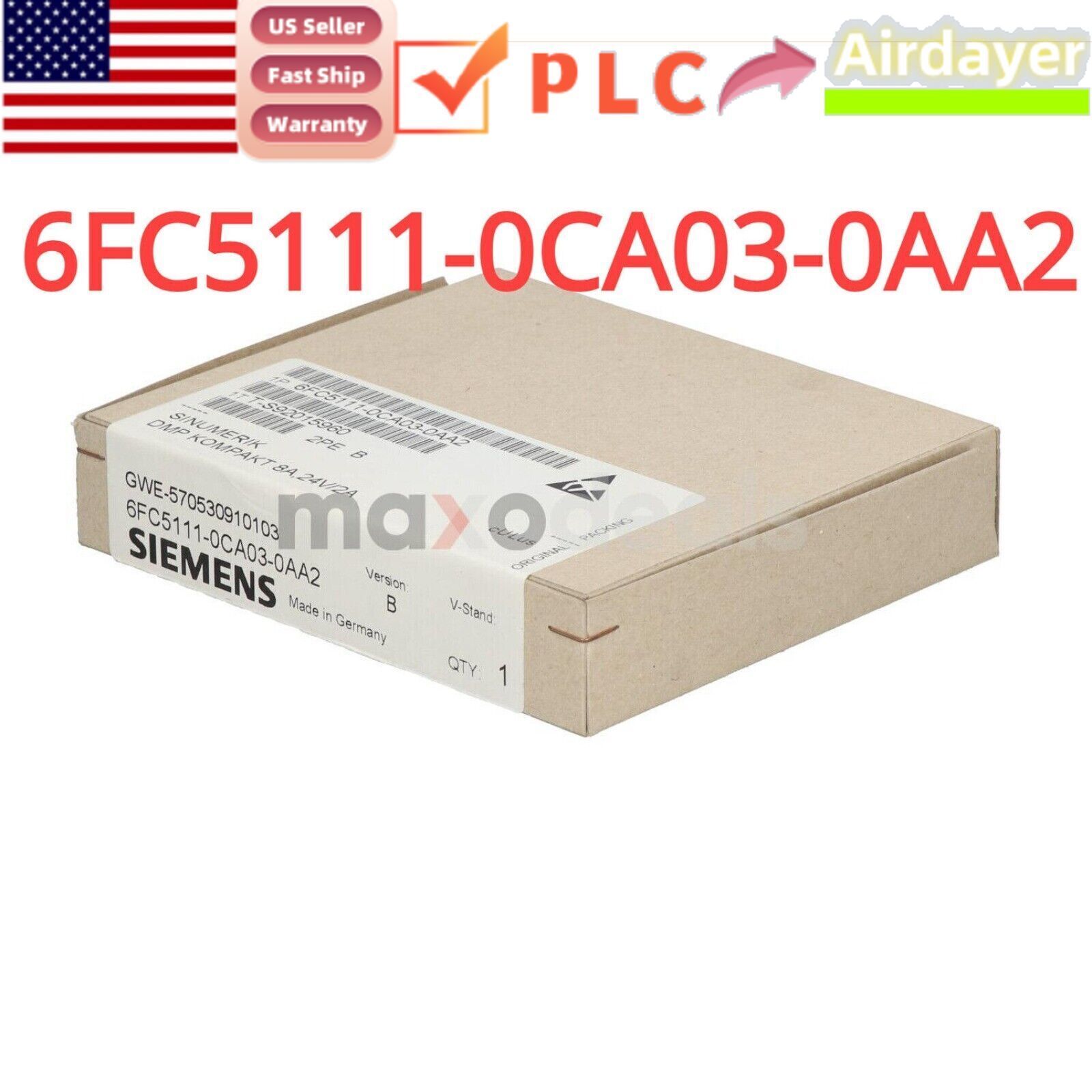 New Siemens 6FC5 111-0CA03-0AA2 6FC5111-0CA03-0AA2 SINUMERIK electronic module