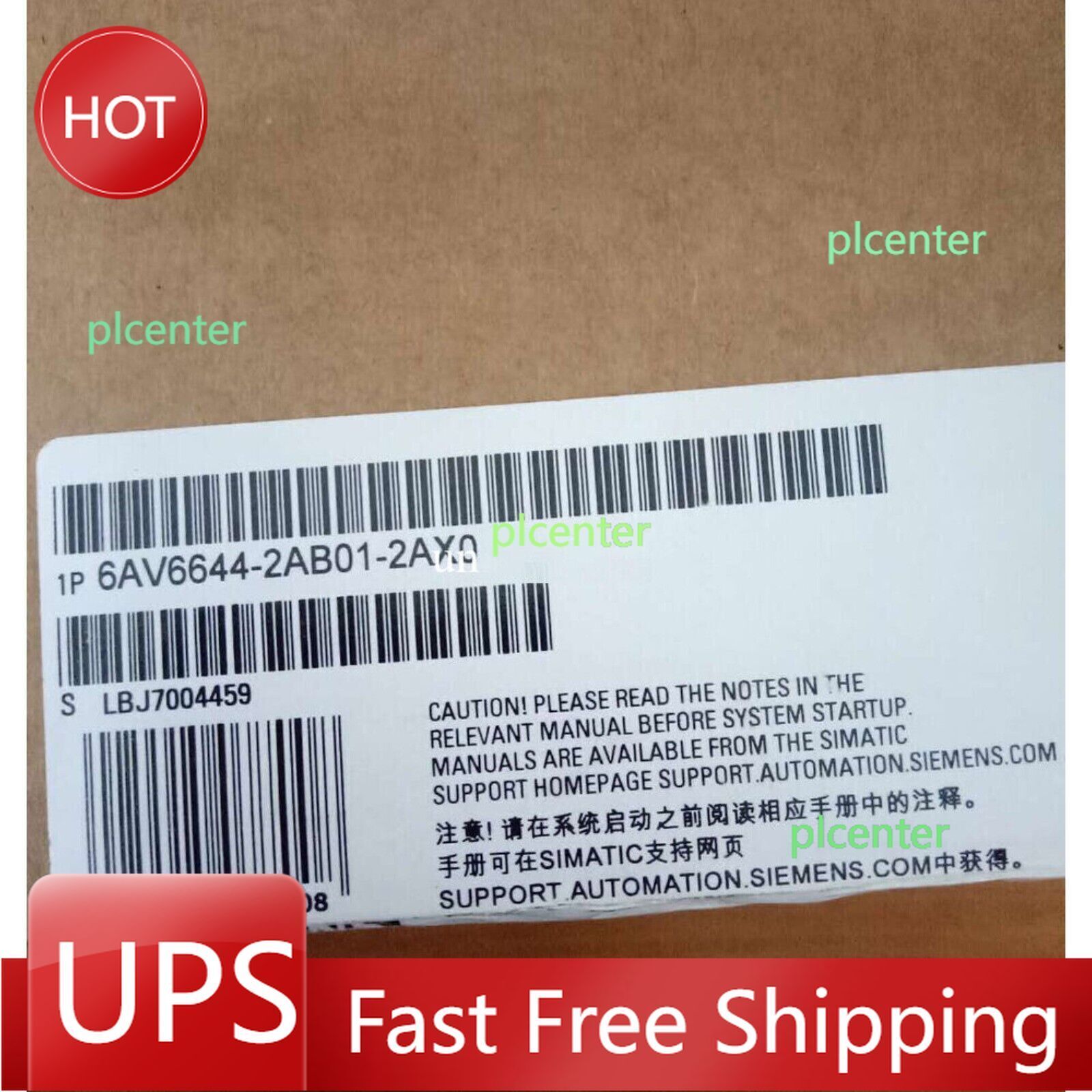New Siemens 6AV6644-2AB01-2AX0 6AV6 644-2AB01-2AX0 1 Year Warranty Fast Shipping