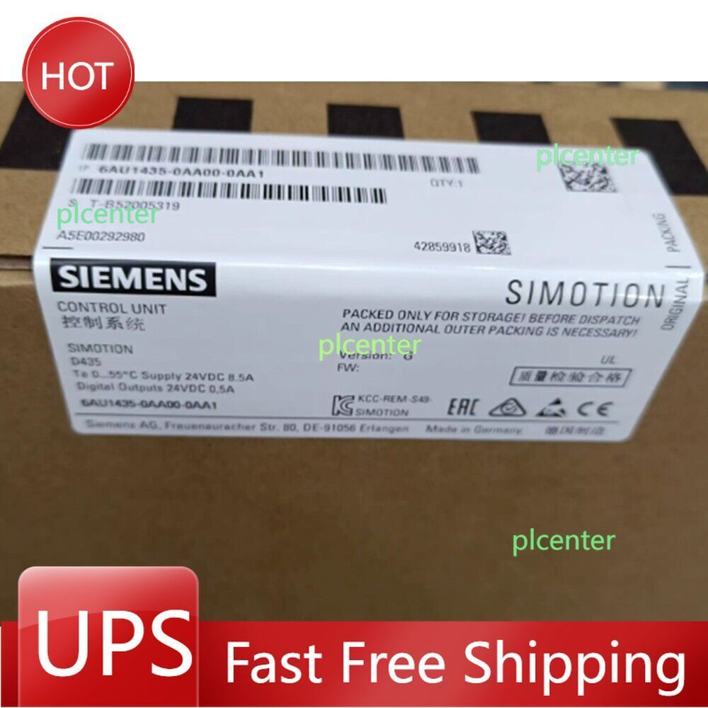 New Siemens 6AU1435-0AA00-0AA1 6AU1 435-0AA00-0AA1 1 Year Warranty Fast Shipping
