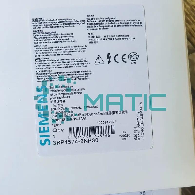 New In Box SIEMENS 3RP1574-1NP30 3RP1 574-1NP30 Time Relay