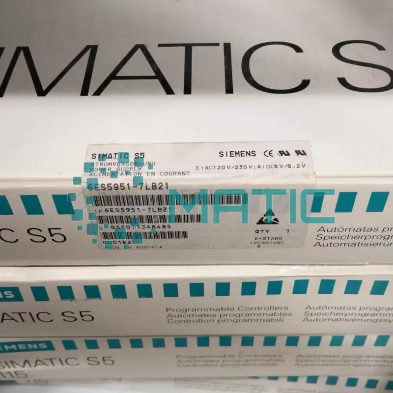 NEW In Box Siemens 6ES5951-7LB21 6ES5 951-7LB21 Power Supply