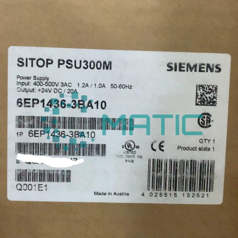 NEW In Box Siemens 6EP1436-3BA10 Power Supply 6EP14363BA10