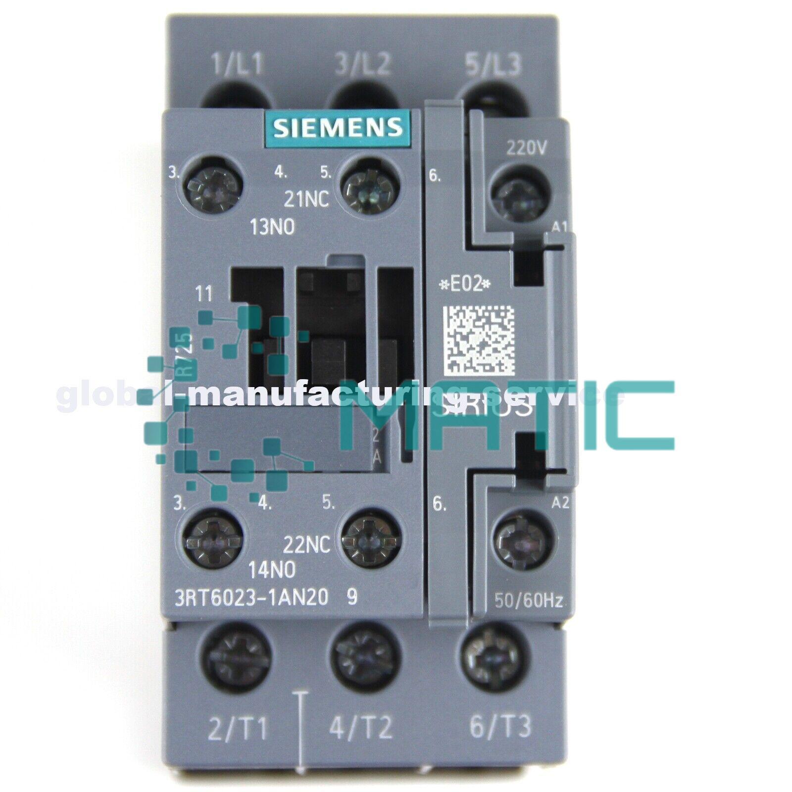 NEW SIEMENS 3RT6023-1AN20 Contactor AC220V 9A