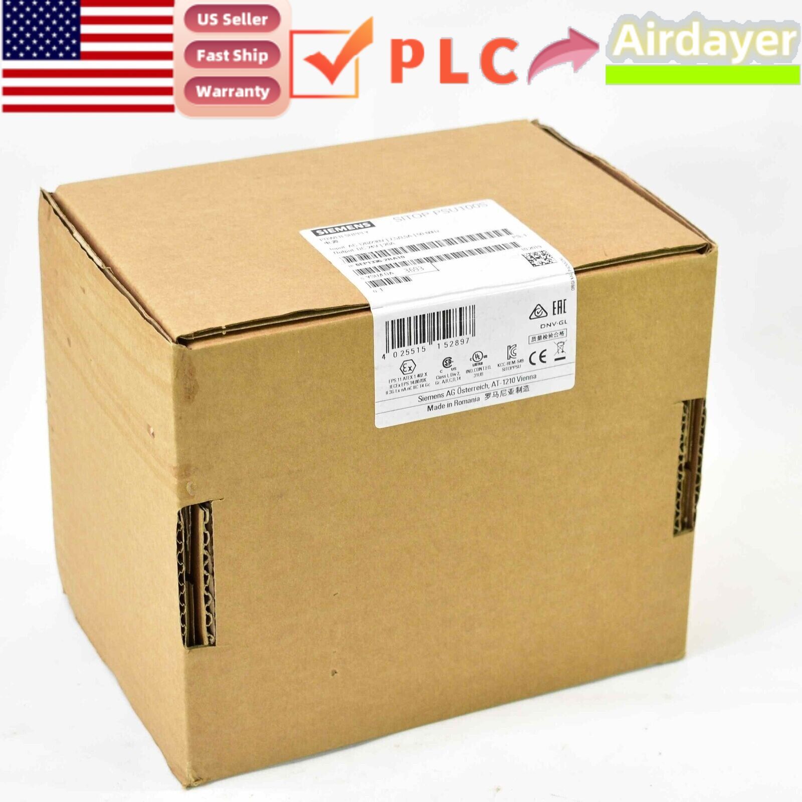 New Siemens 6EP1336-2BA10 6EP1 336-2BA10 SITOP PSU100S 20A Power Supply