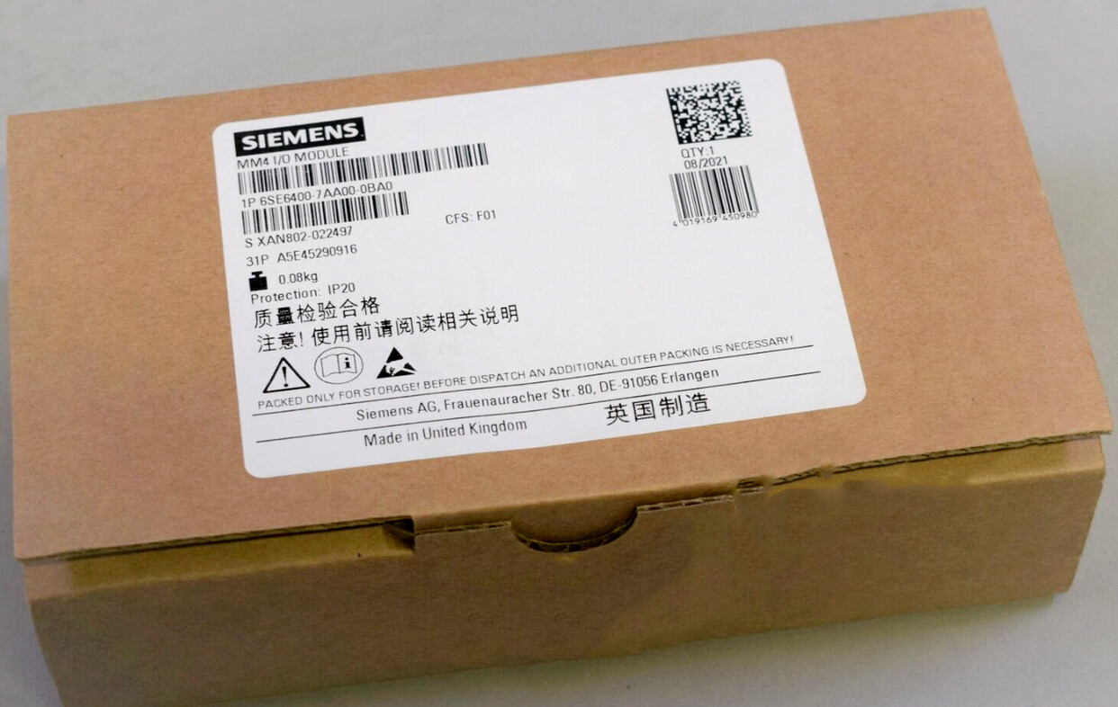 6SE6 400-7AA00-0BA0 SIEMENS 6SE6400-7AA00-0BA0 MICROMASTER 440 Vector I/O Module