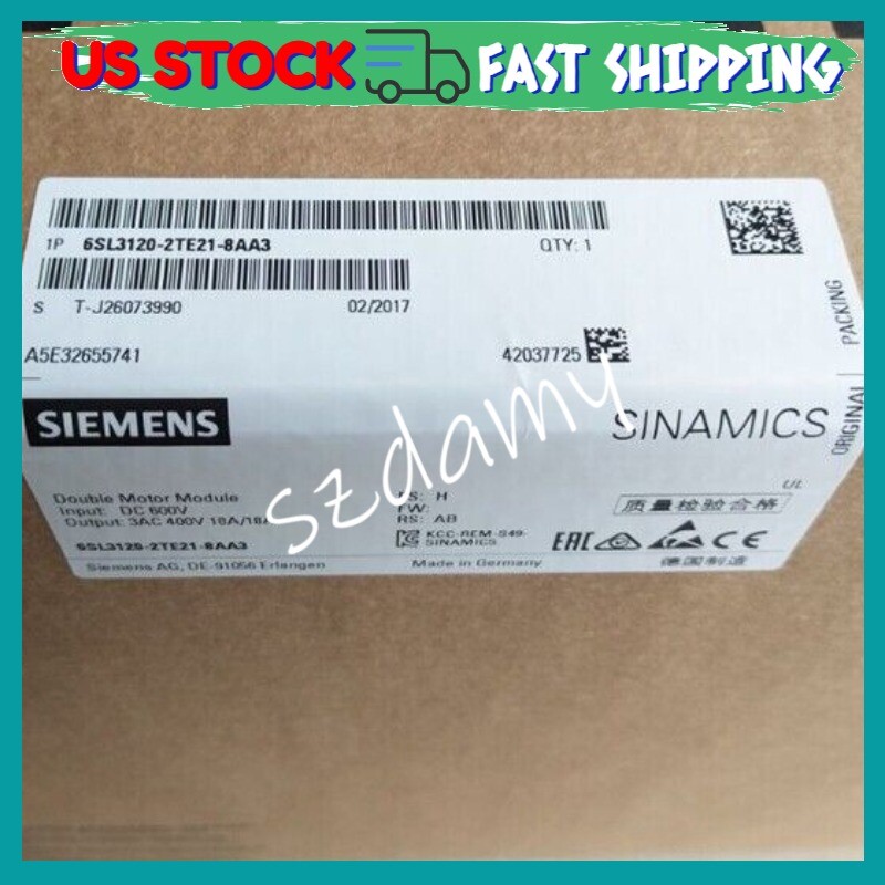 New Siemens 6SL3120-2TE21-8AA3 SINAMICS 6SL3 120-2TE21-8AA3 PLC Module In Box