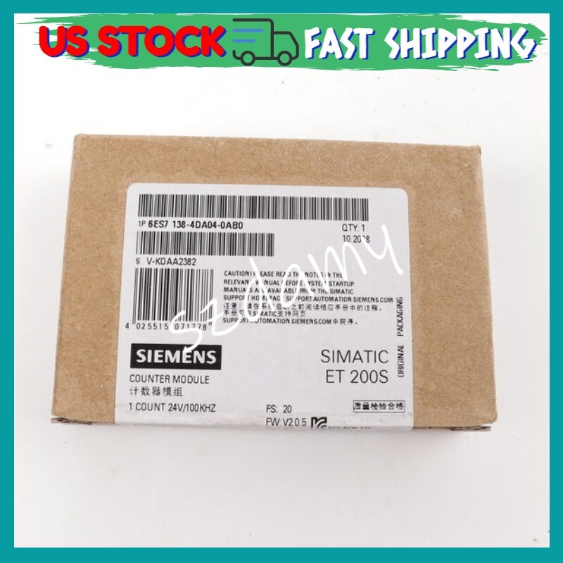 Siemens 6ES7138-4DA04-0AB0 Counter Module 6ES7 138-4DA04-0AB0 In Box Fast Ship