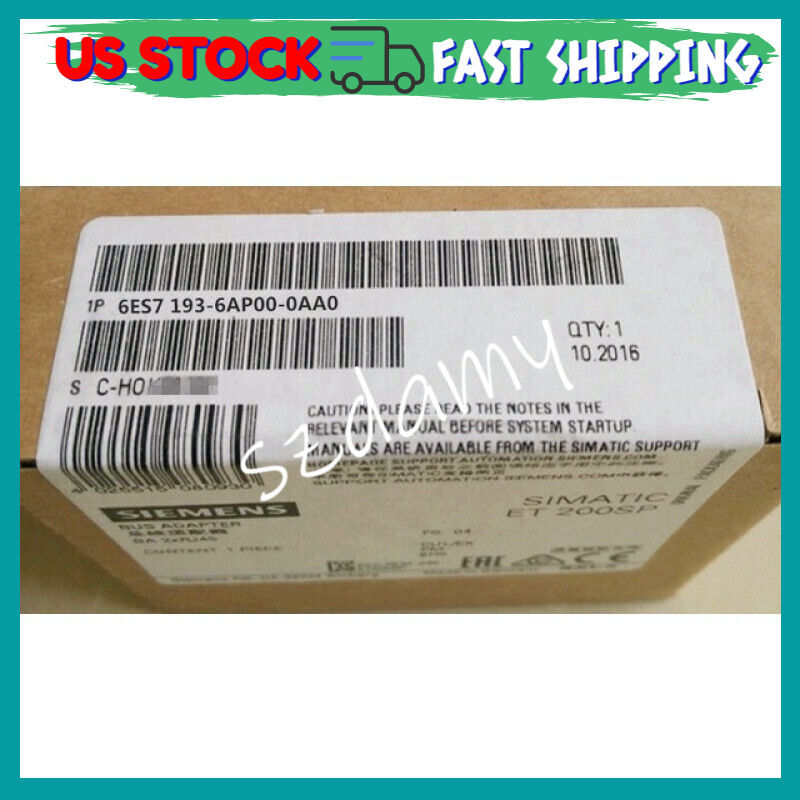 New Siemens 6ES7193-6AP00-0AA0 ET 200SP 6ES7 193-6AP00-0AA0 Bus Adapter In Box