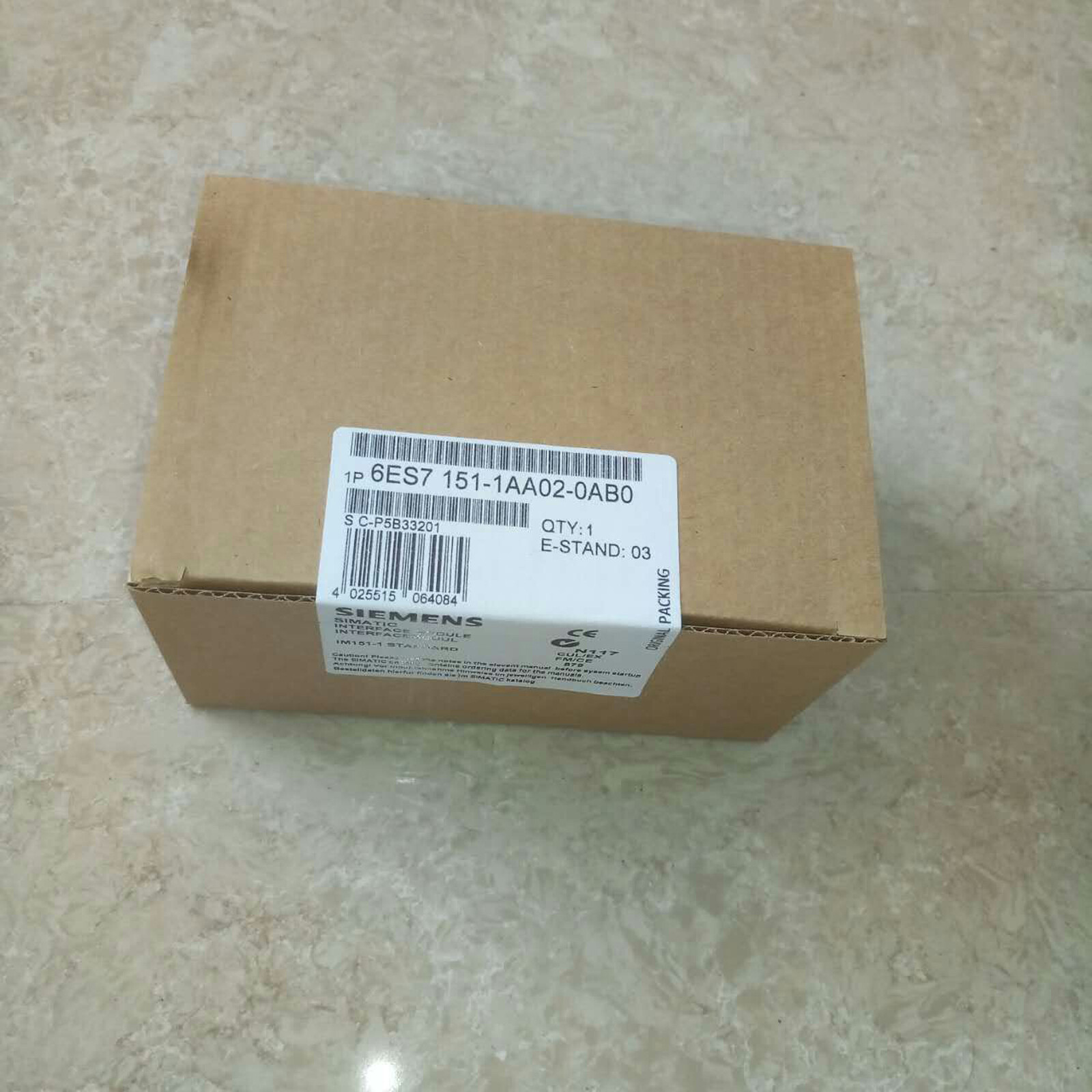 1PC Siemens 6ES7151-1AA02-0AB0 6ES7 151-1AA02-0AB0 DP Interface New In Box
