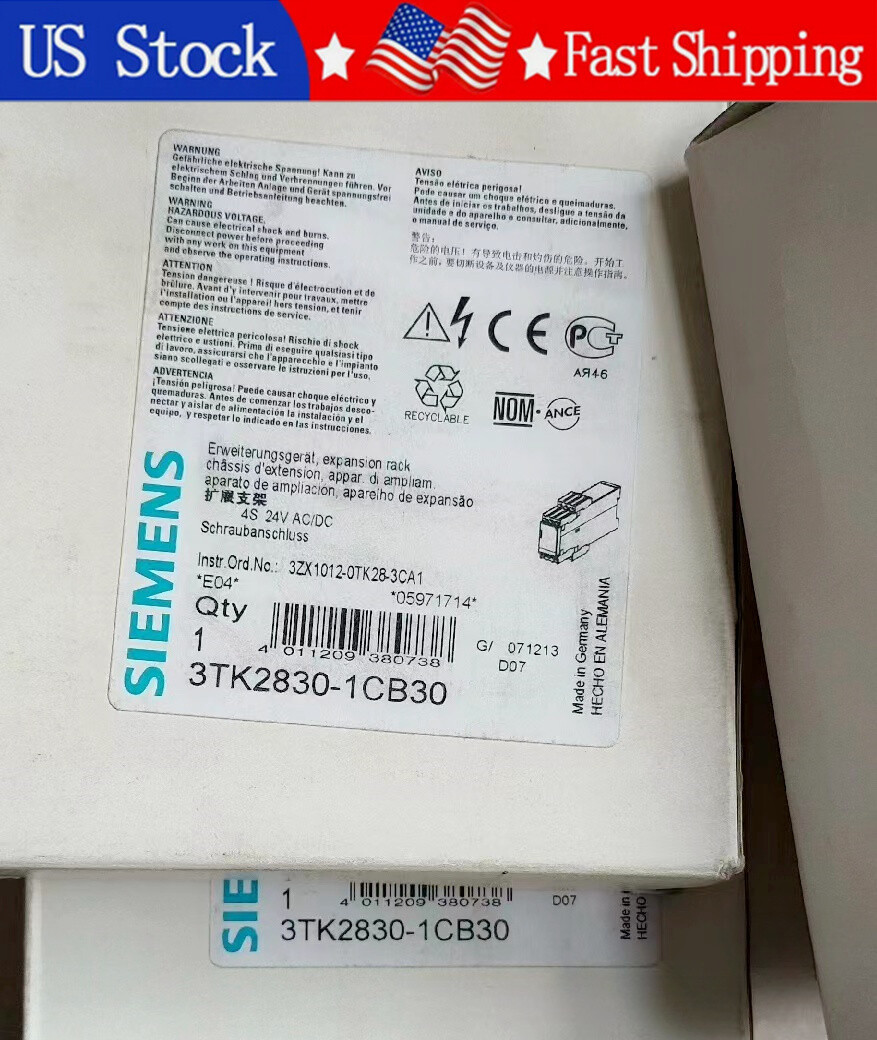 3TK2 830-1CB30 1PCS New Siemens 3TK2830-1CB30 safety relay Fast delivery