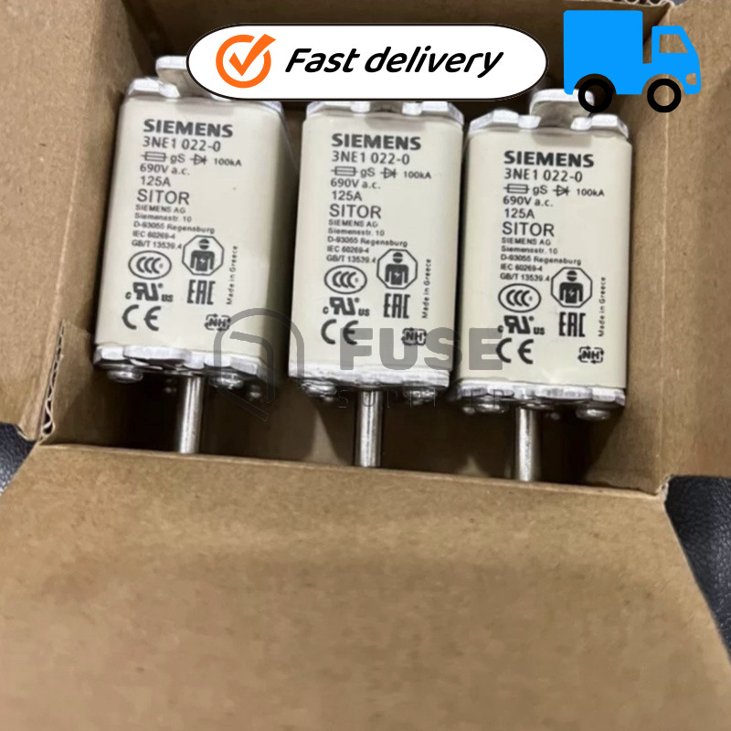 3PCS New Siemens 3NE1020-2 3NE1 020-2 80A 690V Fuse