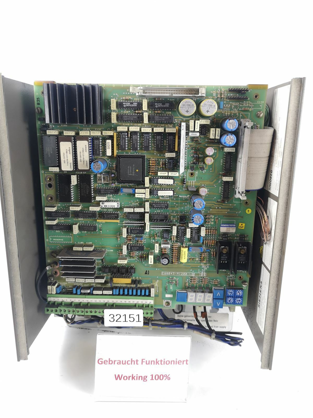 Siemens Simoreg 6RA2231-6DS22-0 Compact Device 6RA22316DS220