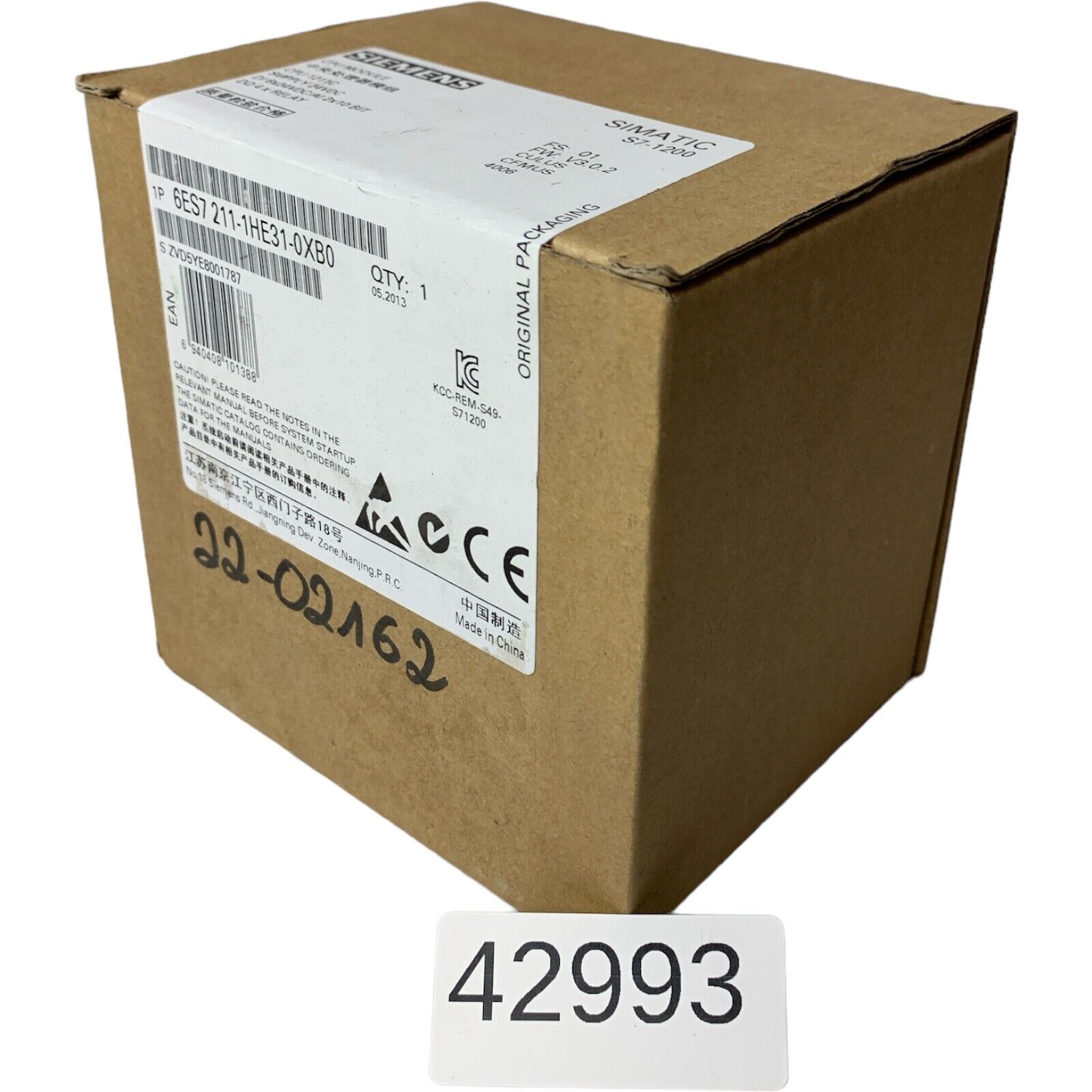 Siemens Simatic S7-1200 6ES7 211-1HE31-0XB0 CPU Module