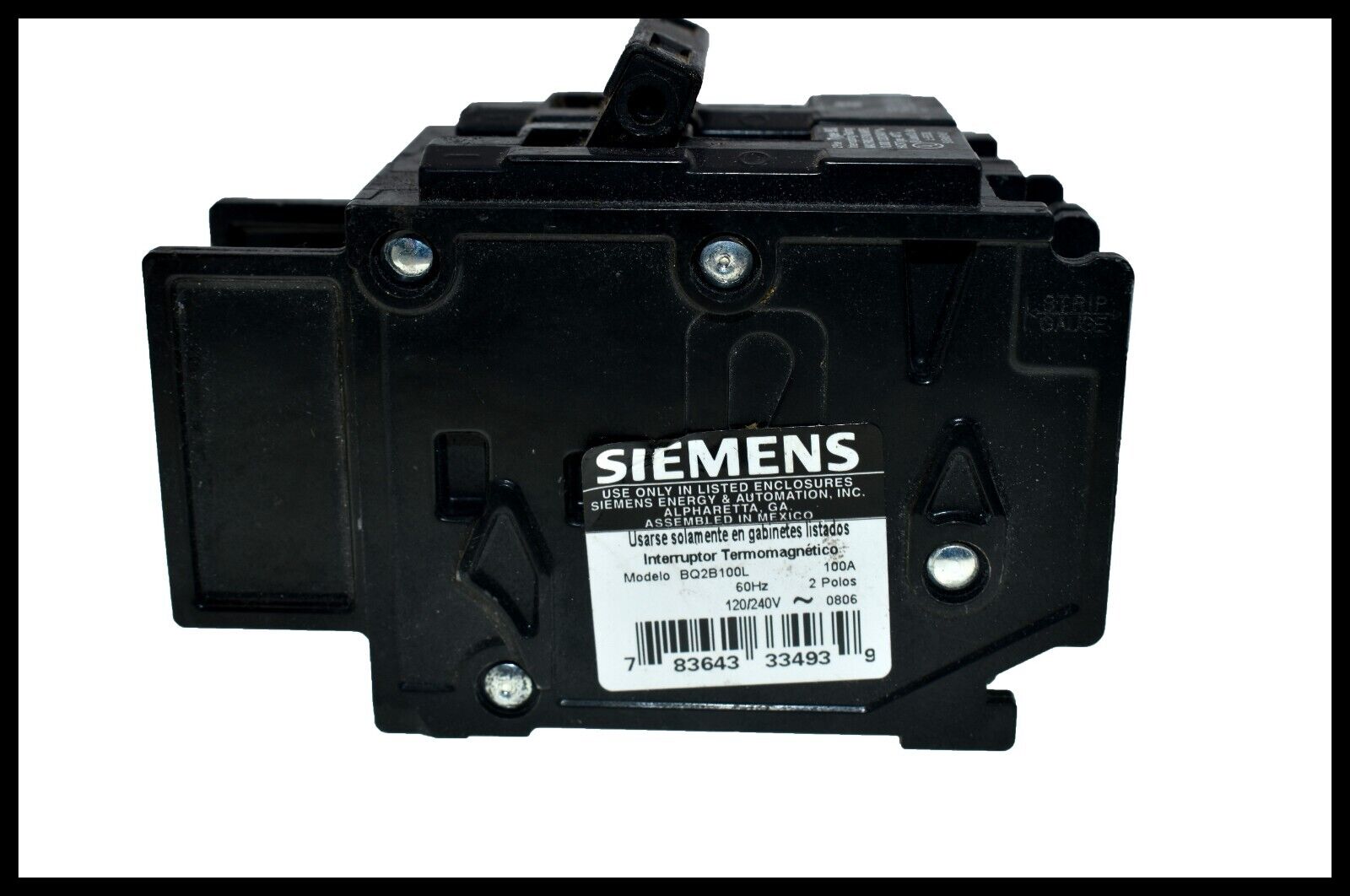 SIEMENS BQ2B100L BQ 100 AMP 240V  BRAND NEW FREE SHIPPING B44 FREE SHIP