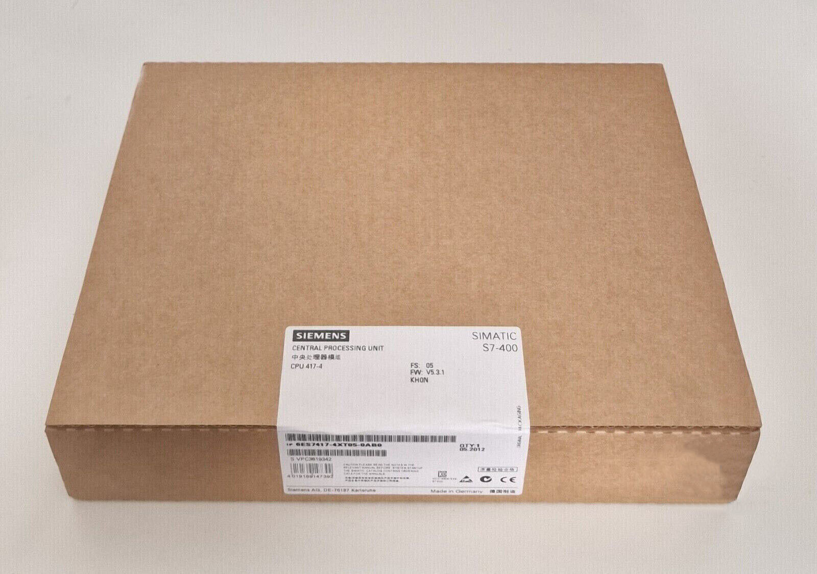 NEW Siemens 6ES7 417-4XT05-0AB0 6ES7417-4XT05-0AB0 S7-400H 417H CPU