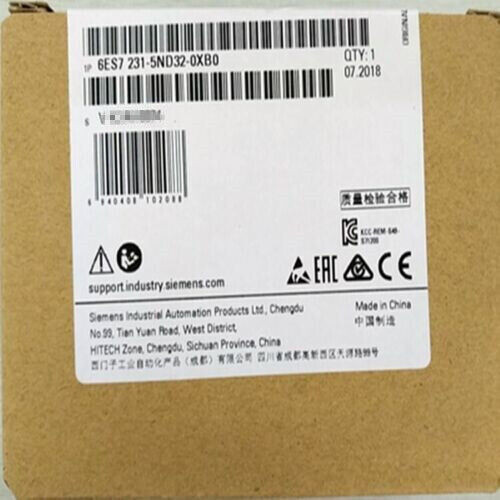 NEW Siemens 6ES7 231-5ND32-0XB0 6ES7231-5ND32-0XB0 S7-1200 Analog Input Module