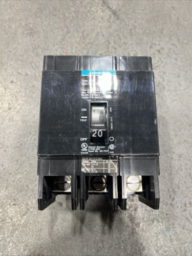 Siemens BQD320 3 Pole 20A Circuit Breaker