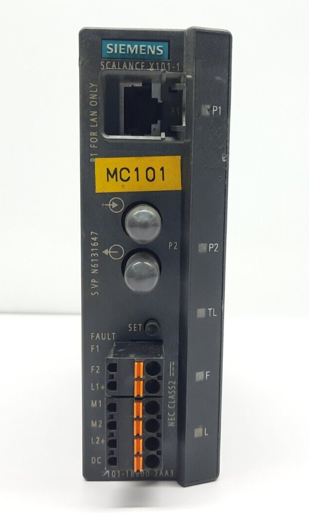 SIEMENS SCALANCE X101-1 SIMATIC NET MEDIA CONVERTER / TESTED OK /USED
