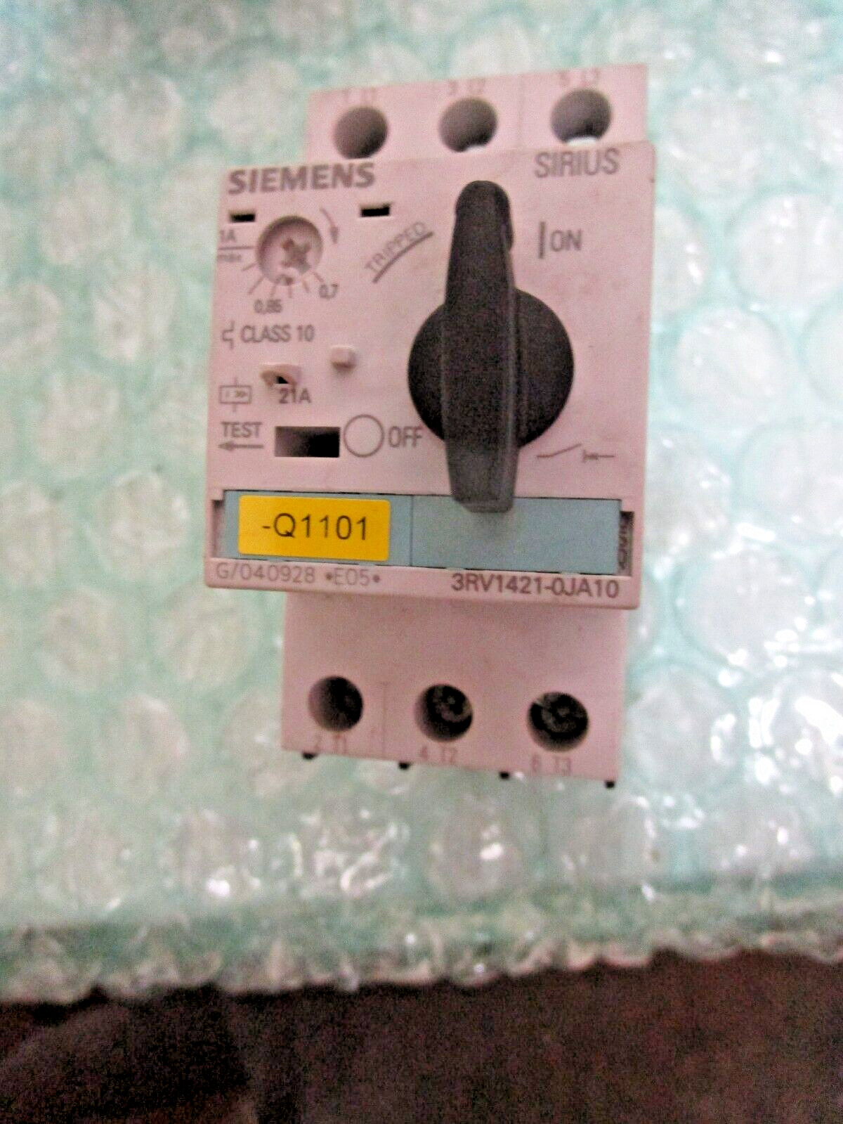 SIEMENS 3RV1421-0JA10 A MOTOR STARTER PROTECTOR