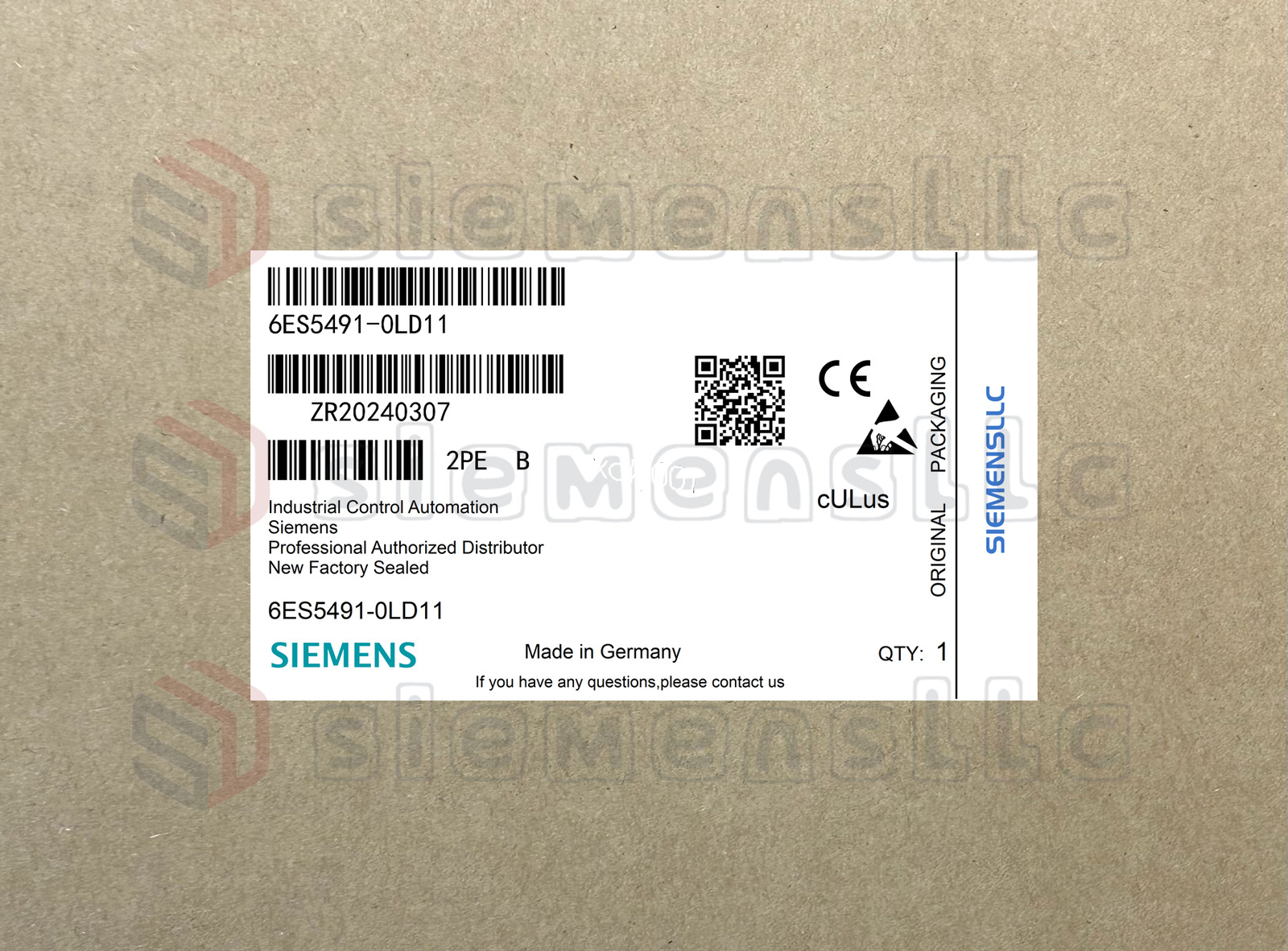6ES5491-0LD11 Siemens SIMATIC S5 fedex or DHL