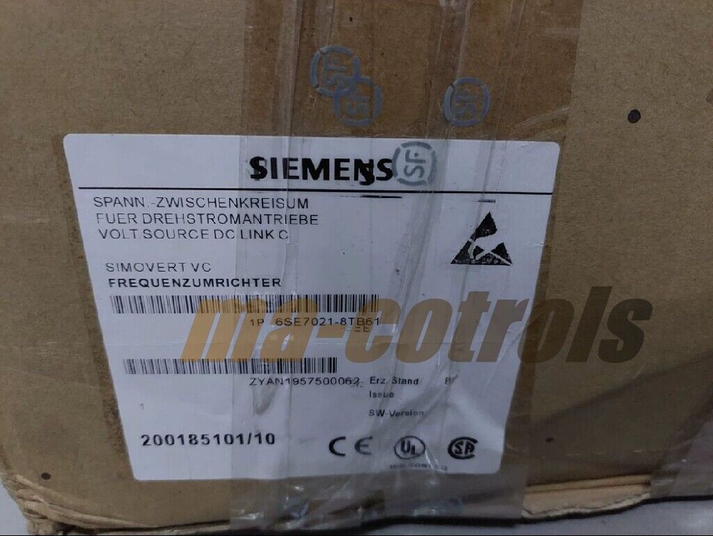 NEW Siemens 6SE7021-8TB61-Z Frequency Converter 6SE7021-8TB61-Z