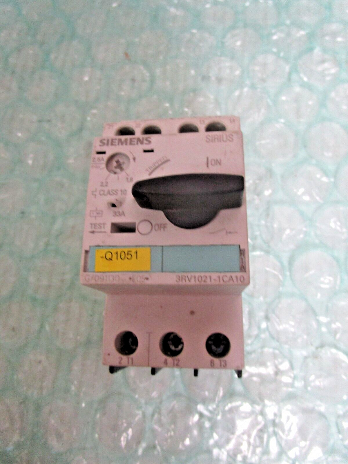 SIEMENS 3RV1021-1CA10 A MOTOR STARTER PROTECTOR