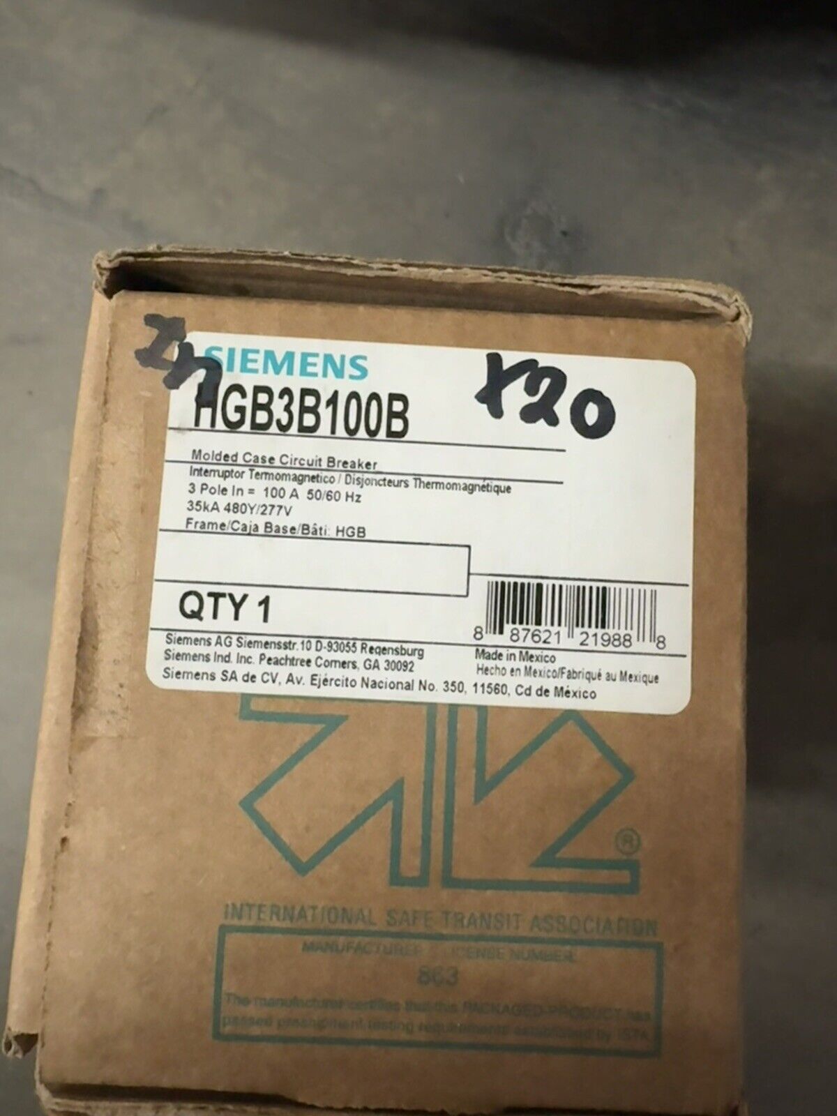 HGB3B100B Siemens