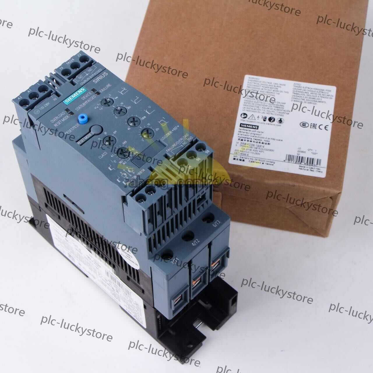 1X NEW Siemens soft starter 3RW4038-1BB14 37KW