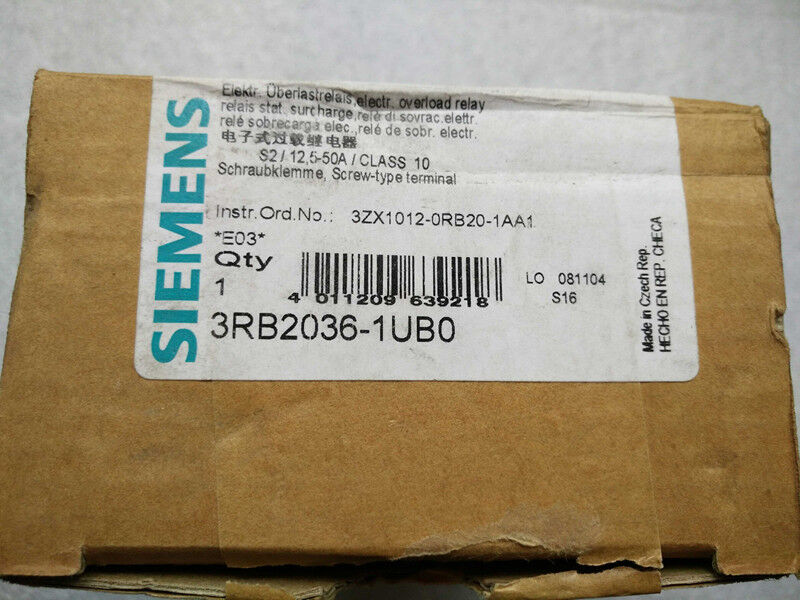 1PC Siemens 3RB2036-1UB0 3RB20361UB0 New In Box Fast Shipping