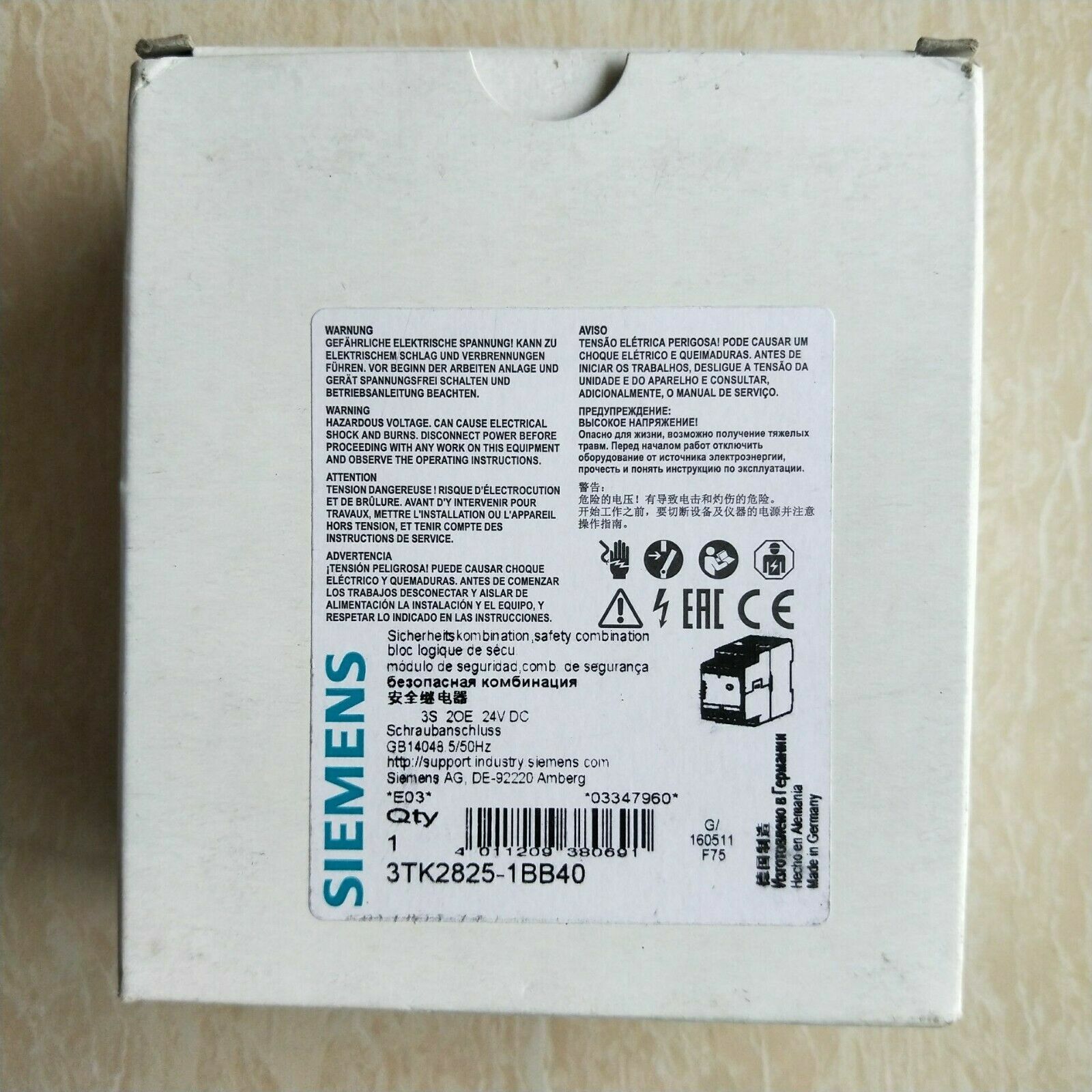1PC Siemens 3TK2825-1BB40 3TK28251BB40 Relay 24VDC New In Box Fast Shipping