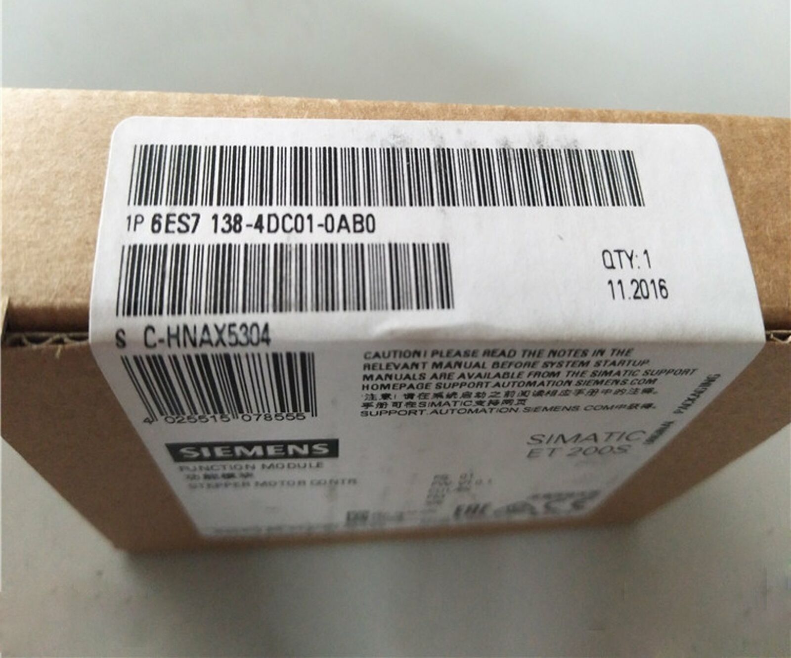 1PC New Siemens 6ES7138-4DC01-0AB0 6ES7 138-4DC01-0AB0 Expedited Shipping