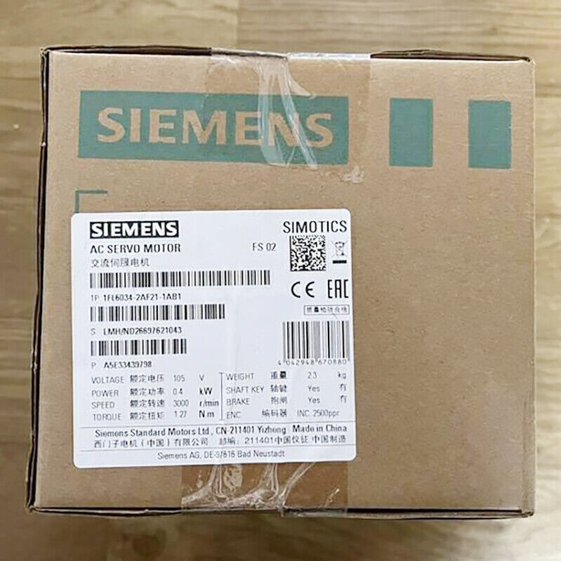 1PC New SIEMENS 1FL6034-2AF21-1AB1 1FL60342AF211AB1 Expedited Shipping