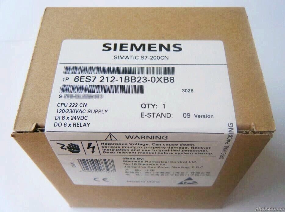 6ES7 212-1BB23-0XB8 1PC NEW SIEMENS S7-200 CPU 222 6ES7212-1BB23-0XB8 1BB23-OXB8