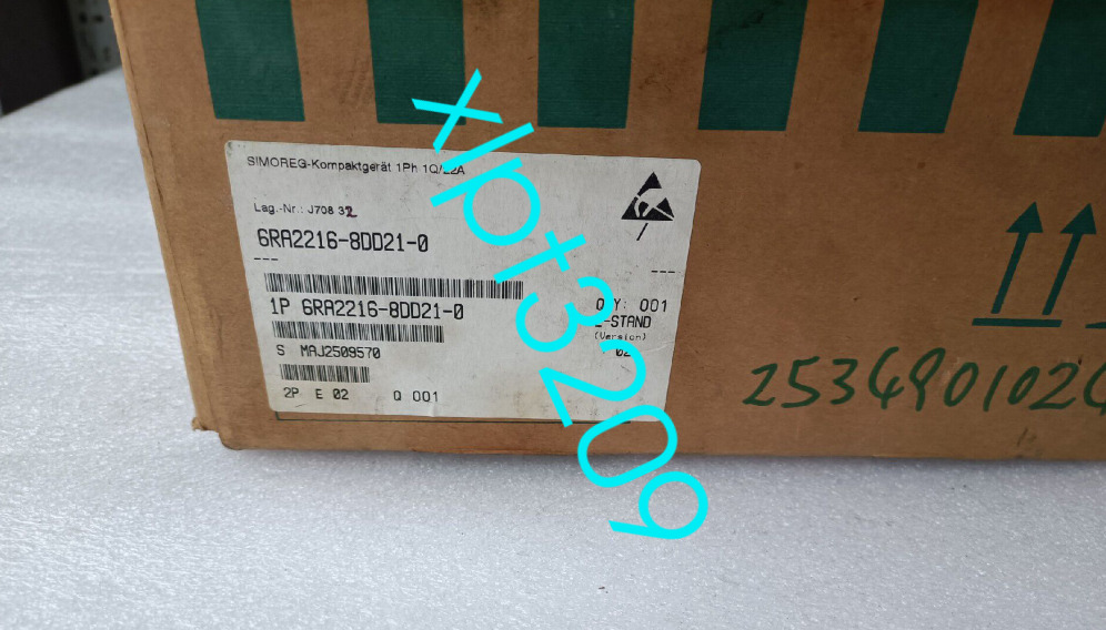 Siemens DC Controller 6RA2216-8DD21-0 NEW FedEx or DHL