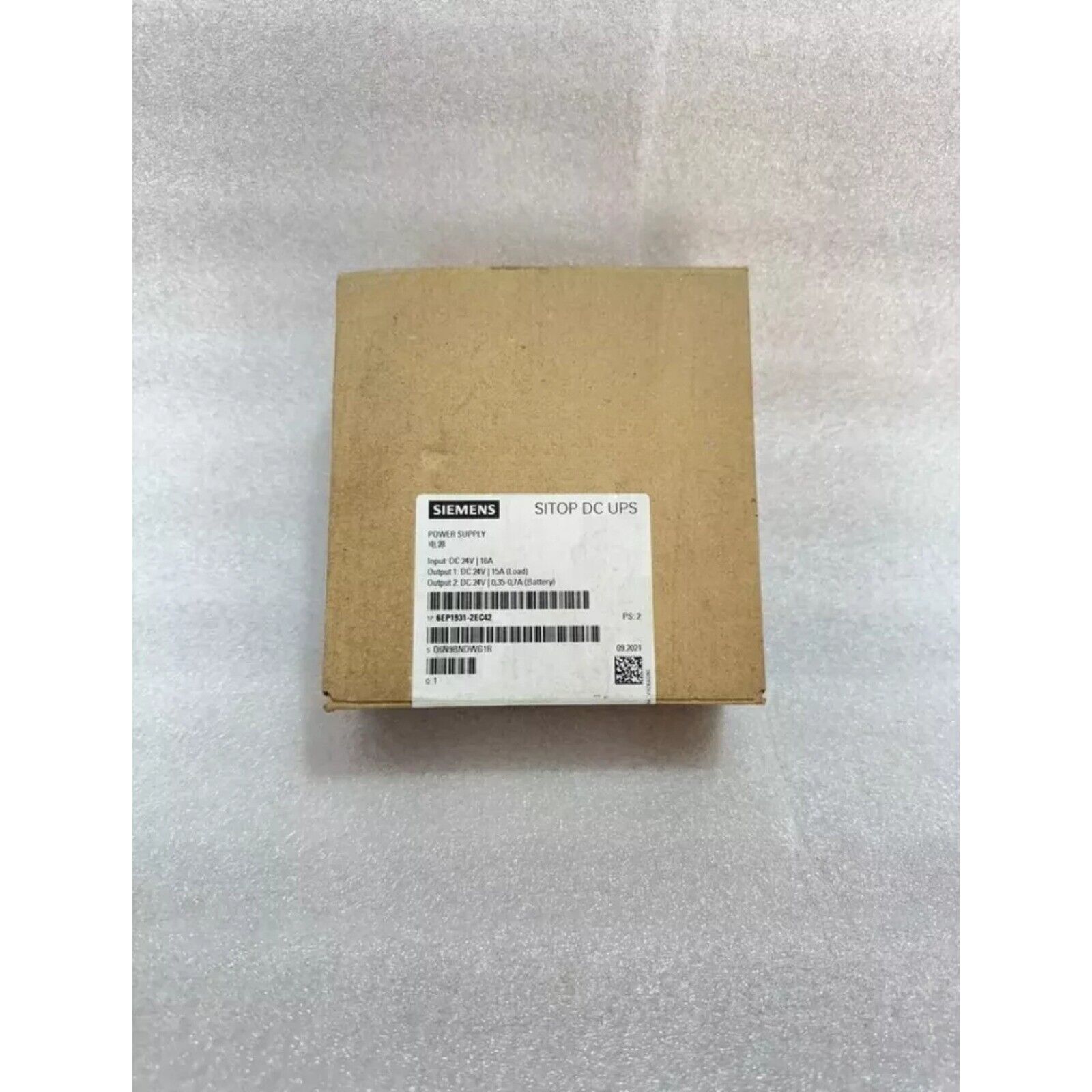 NEW Siemens 6EP1 931-2EC42 6EP1931-2EC42 SITOP DC UPS Module Power Supply