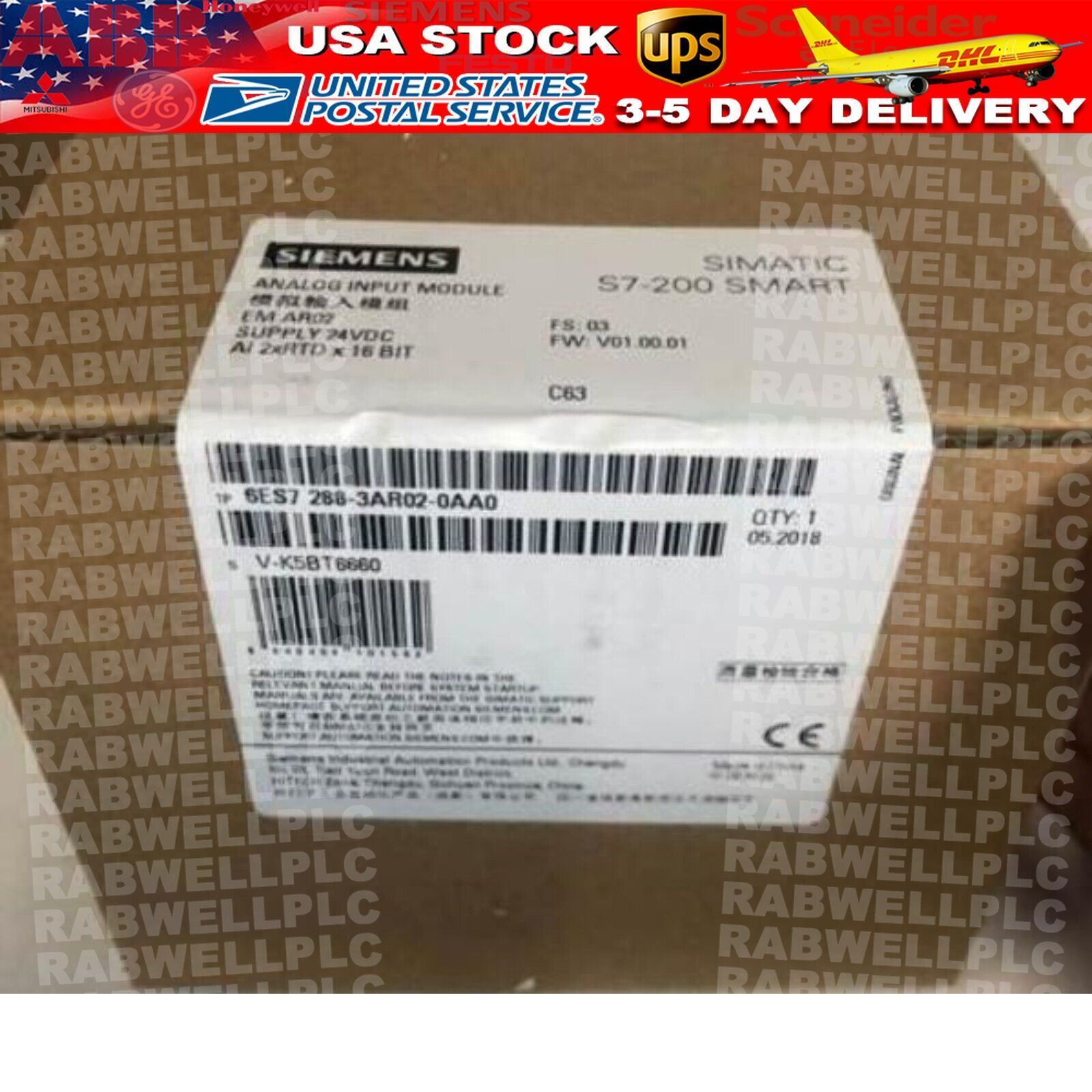 NEW Siemens 6ES7288-3AR02-0AA0 S7-200 Analog input SM AR02 6ES7 288-3AR02-0AA0