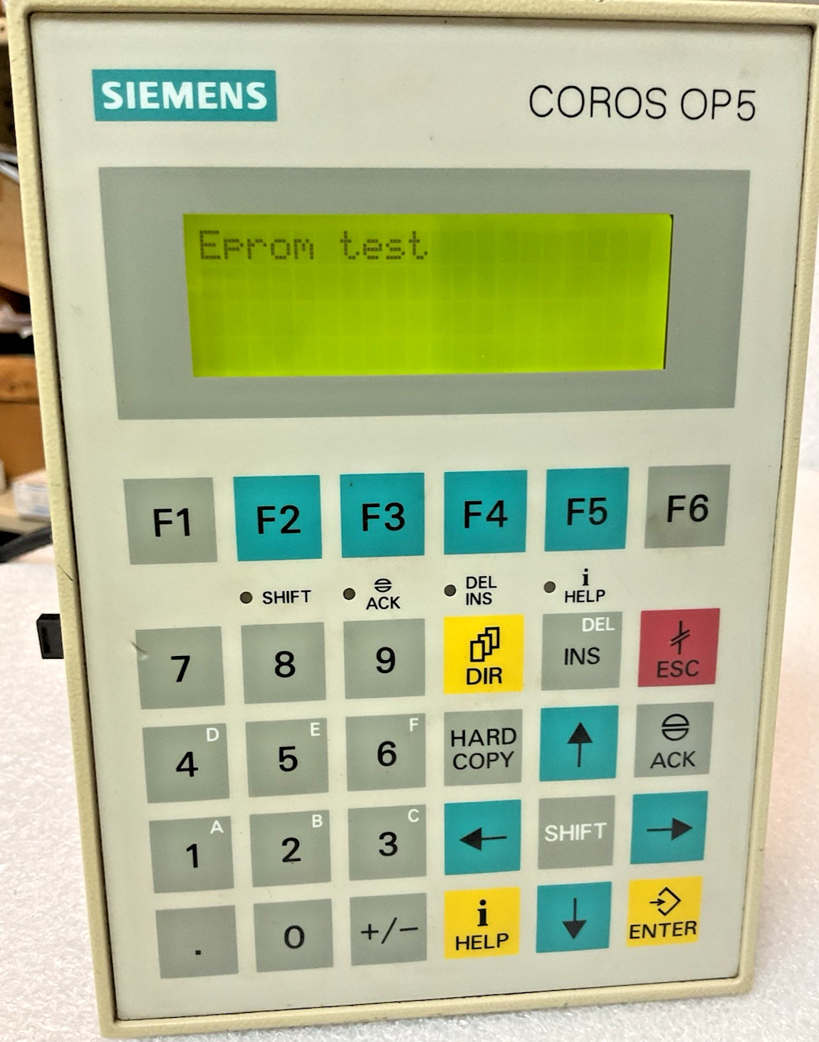 Siemens COROS OP5-A2 Operator Panel 6AV3505-1FB12