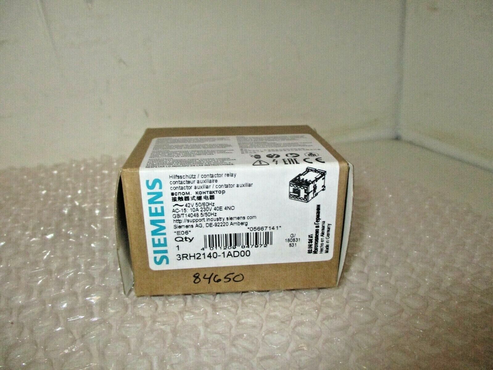 SIEMENS 3RH2140-1AD00 / 3RH21401AD00 (BRAND NEW)