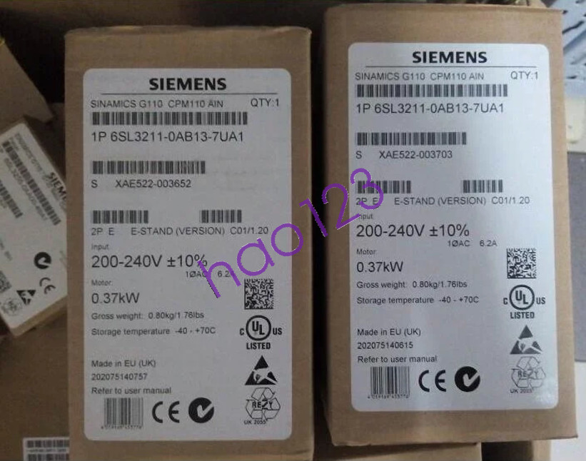 1PCS Siemens inverter G110 CPM110 AIN 6SL3211-0AB13-7UA1 UPS
