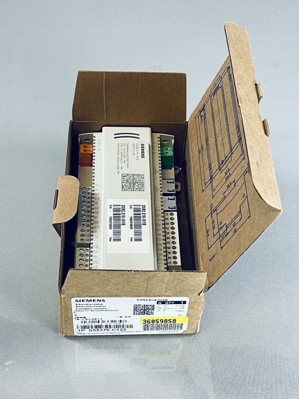 Siemens S55376-C125 Automation Station DXR2.E18-101B