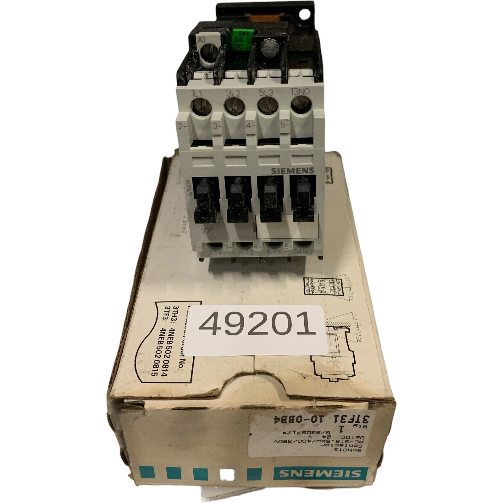Siemens 3TF3110-0B Contactor