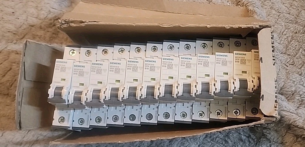 12-Siemens LS-Schalter 5SY4110-6 B10 1-polig 230/400V 10kA