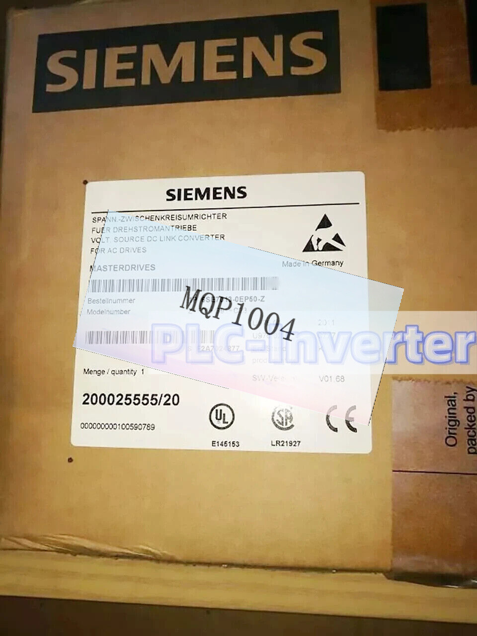 6SE7013-0EP50-Z New Sealed Siemens Frequency Converter 6SE7013-0EP50-Z#G