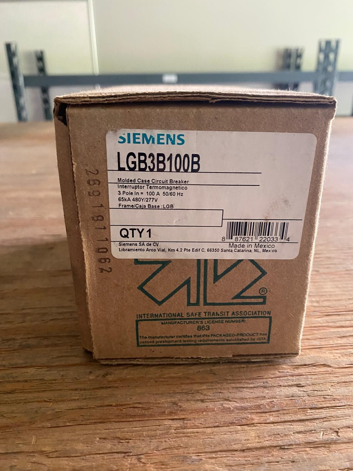 Siemens LGB3B100B