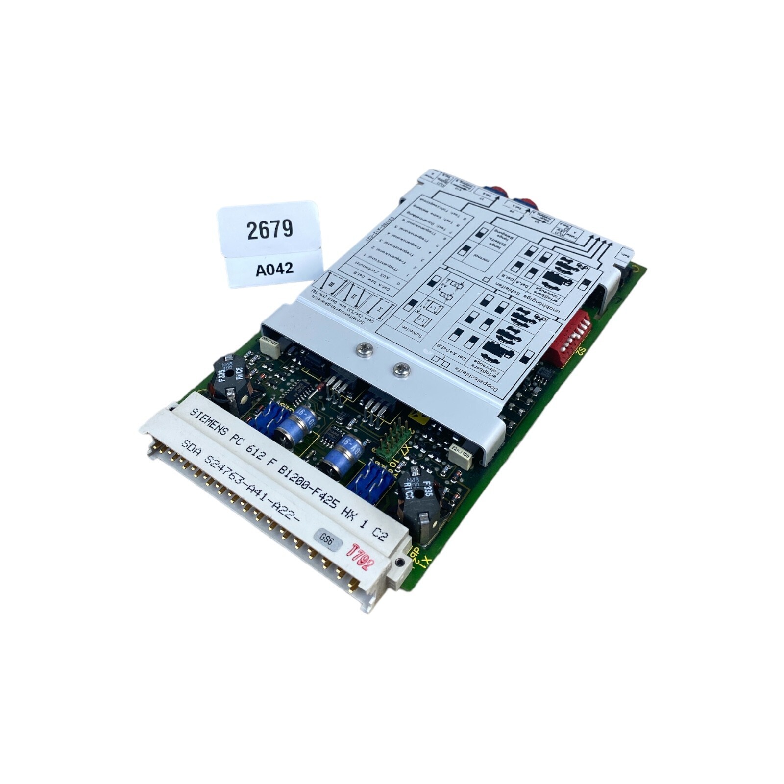 Siemens PC 612 F B1200-F425 SDA S24763-A41-A22-GS6 Board